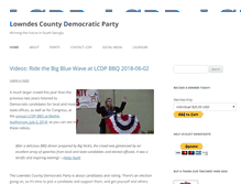 Tablet Screenshot of lowndesdems.org
